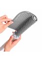 Tapete De Silicona Resistente Al Calor Para Plancha, Rizador Y Secador De Cabello Gris de Mertec