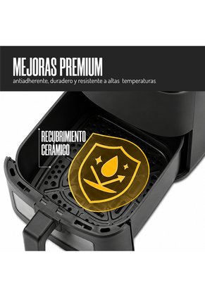 Freidora De Aire Digital Mertec 4.2L Con Visor Y Pantalla Tactil