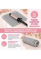 Tapete De Silicona Resistente Al Calor Para Plancha, Rizador Y Secador De Cabello Gris de Mertec