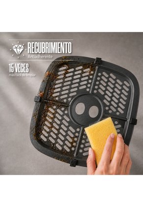 Freidora De Aire Digital Mertec 4.2L Con Visor Y Pantalla Tactil