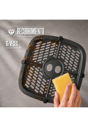 Freidora De Aire Digital Mertec 6.5L Con Visor Y Pantalla Tactil