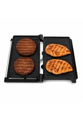 Sanduchera Panini Grill Mertec 180° Acero Inoxidable