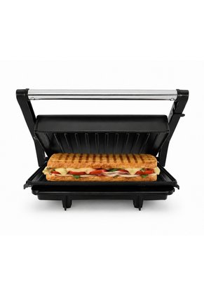 Sanduchera Panini Grill Mertec 180° Acero Inoxidable