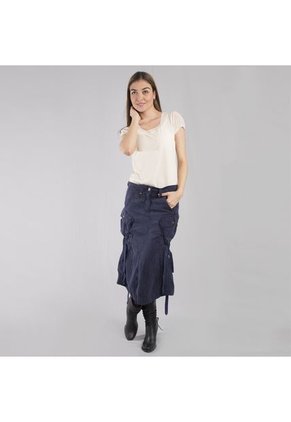 Falda MFG - Marithe Francois Girbaud Azul Oscuro