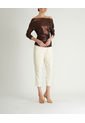 Pantalon Clavel MMMPCLAVELIVORYXS Beige de MIA AMORE