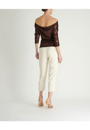 Pantalon Clavel MMMPCLAVELIVORYXS Beige
