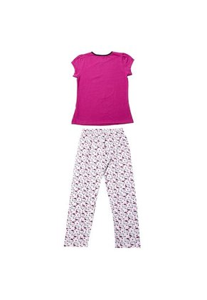 Pijama Mic Niña Hello Kitty Fucsia-Blanco