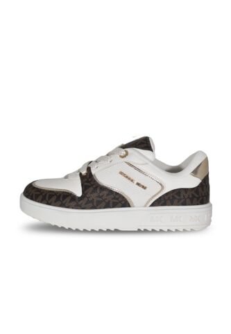 Tenis Para Mujer Michael Kors Blanco/Marron EMMET Michael Kors