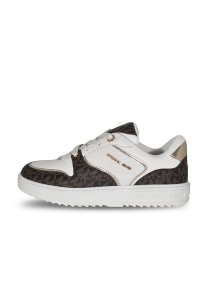 Tenis Para Mujer Michael Kors Blanco/Marron EMMET