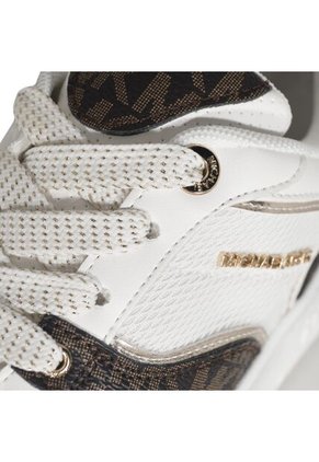 Tenis Para Mujer Michael Kors Blanco/Marron EMMET