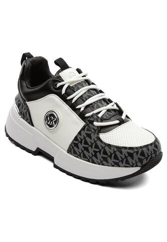 Tenis Para Mujer Michael Kors White/black Cosmo Michael Kors