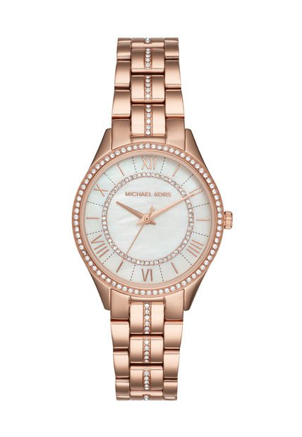 Relojes Michael Kors Mujer LAURYN. Acero Inoxidable Oro Rosa MK3716