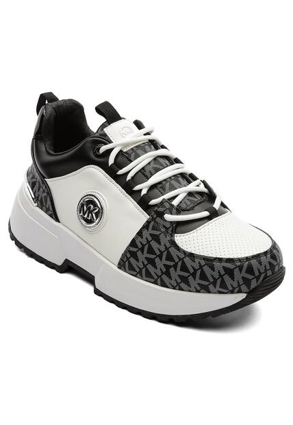 Tenis Para Mujer Michael Kors White/black Cosmo