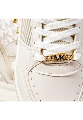 Tenis Mujer Michael Kors REBEL HI Beige