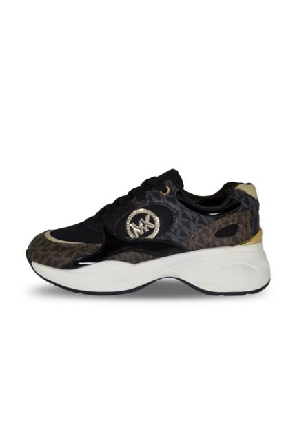 Tenis Para Mujer Michael Kors Negro/Marron Zuma