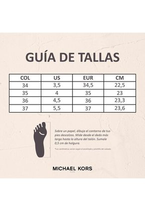 Tenis Para Mujer Michael Kors Negro/Marron BILLIE