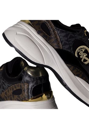 Tenis Para Mujer Michael Kors Negro/Marron Zuma