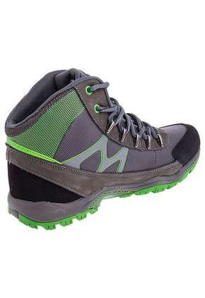 Bota Outdoor Gris-Verde Neón Michelin