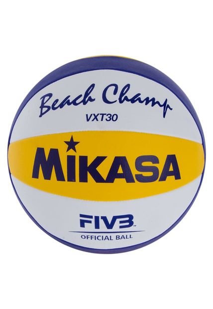 Balón de Volleyball Blanco-Azul-Amarillo Mikasa FIVB