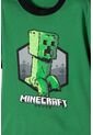 Camiseta De Minecraft Verde Manga Corta Para Niño 6 de MINECRAFT