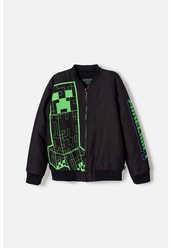 Chaqueta De Minecraft Con Cierre Negra Para Niño 10 MINECRAFT