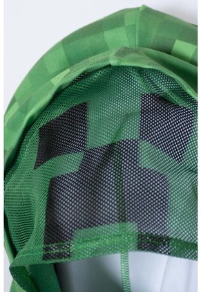 Camiseta De Minecraft Con Capucha Verde Para Niño 10