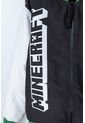 Chaqueta De Minecraft Marfil Y Negra Estampada En Frente Para Niño 8 de MINECRAFT
