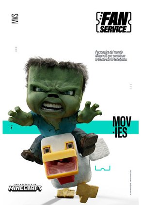 Camiseta De Minecraft Regular Fit Para Hombre L