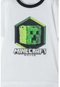 Pijama De Minecraft Blanca Y Negra De Bermuda Para Niño 6 de MINECRAFT