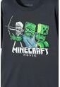 Camiseta De Minecraft Gris Manga Corta Para Niño 8 de MINECRAFT