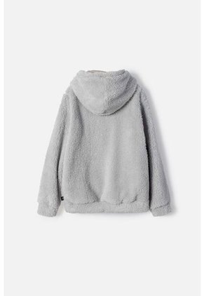 Buzo De La Minecraft Cerrado Gris Para Niño 12