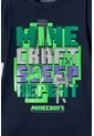 Camiseta De Minecraft Manga Larga Azul Para Niño 8 de MINECRAFT