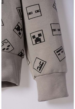 Conjunto De Minecraft Con Pantalón Gris Para Niño 12