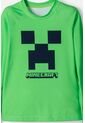 Conjunto De Minecraft Manga Larga Verde Y Azul Para Niño 6 de MINECRAFT