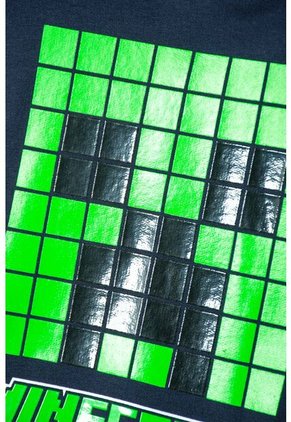 Buzo De Minecraft Con Capucha Azul Oscuro Para Niño 6