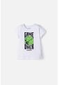 Camiseta De Minecraft Manga Corta Blanco Para Niña 14 de MINECRAFT