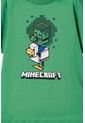 Camiseta De Minecraft Manga Corta Verde Para Niño 12 de MINECRAFT