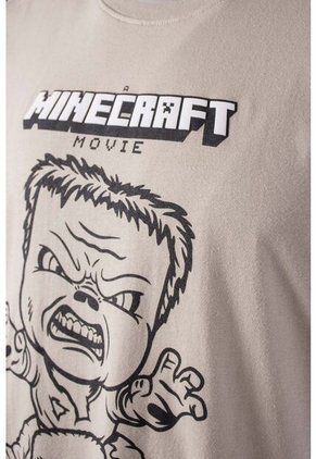 Camiseta De Minecraft Regular Fit Para Hombre M
