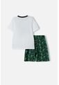 Pijama De Minecraft Blanca Y Negra De Bermuda Para Niño 12 de MINECRAFT