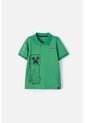 Camiseta Tipo Polo De Minecraft Verde  Para Niño 12 de MINECRAFT