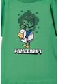 Camiseta De Minecraft Manga Corta Verde Para Niño 8 de MINECRAFT