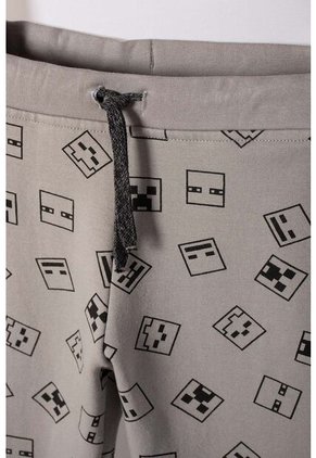 Conjunto De Minecraft Con Pantalón Gris Para Niño 6