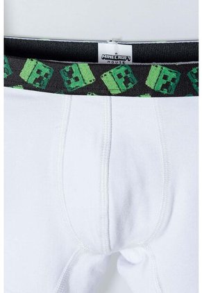Pack X2 Boxer Minecraft Blanco Y Negro En Dúo Para Niño 12