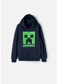 Buzo De Minecraft Con Capucha Azul Oscuro Para Niño 12 de MINECRAFT