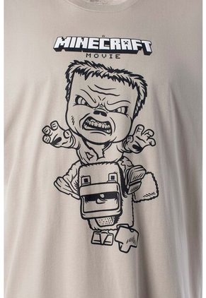 Camiseta De Minecraft Regular Fit Para Hombre M