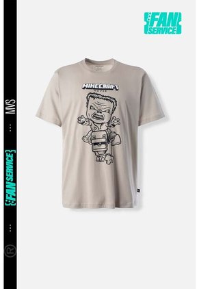 Camiseta De Minecraft Regular Fit Para Hombre M