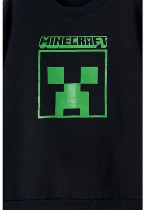 Buzo De Minecraft Cerrado Negro Para Niño 6