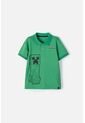 Camiseta Tipo Polo De Minecraft Verde  Para Niño 10 de MINECRAFT
