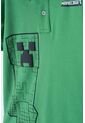 Camiseta Tipo Polo De Minecraft Verde  Para Niño 10 de MINECRAFT