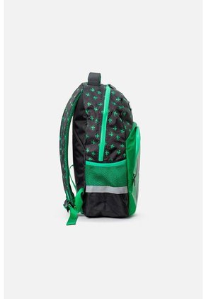 Morral De Minecraft 16.5" Verde Para Niño U